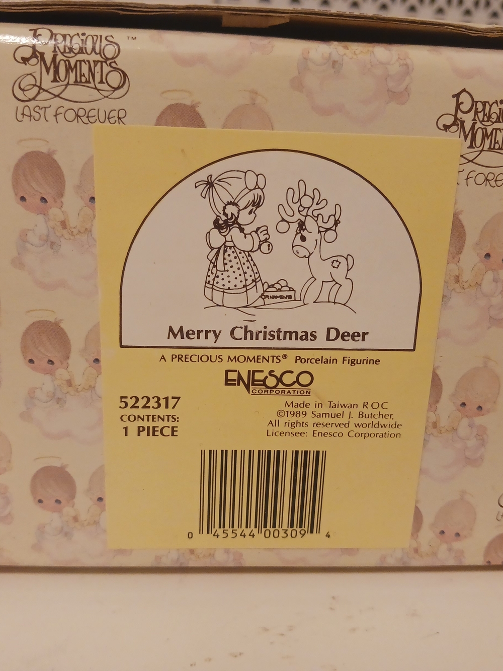 Precious Moments  "Merry Christmas Deer" Design
